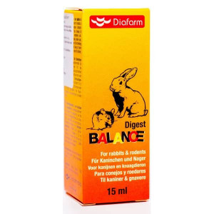 DIAFARM DIGEST BALANCE papildbarība grauzējiem Gremošana 15ml